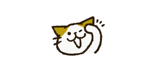 Cute cat 'Cyanpachi' Emoji 1 - 