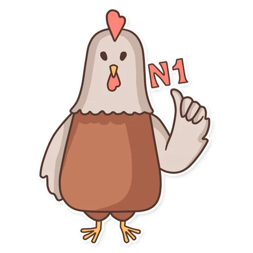 Sticker CyberChicken - 9