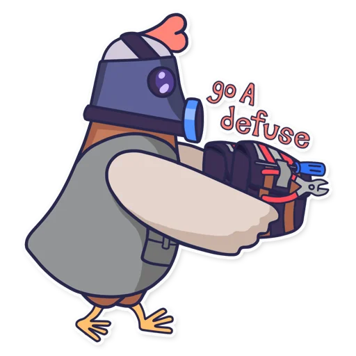 Sticker CyberChicken - 8