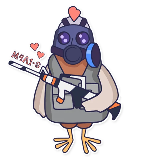 Sticker CyberChicken - 0
