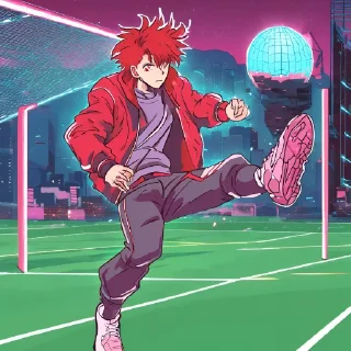 Sticker cyber step - 5