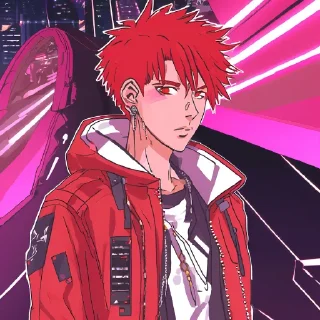 Sticker cyber step - 8