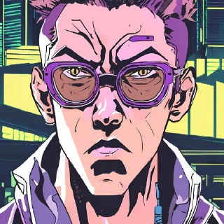 Sticker cyber step - 10