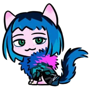 Стикер Cyberpunk 2077 Cats - 5