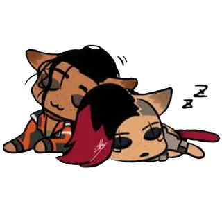 Стикер Cyberpunk 2077 Cats - 1