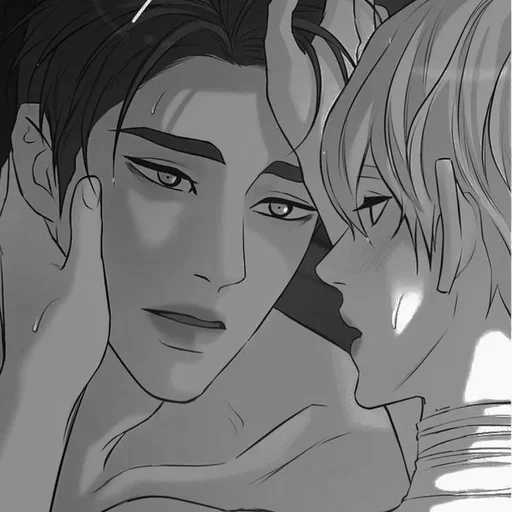 human face sketch anime