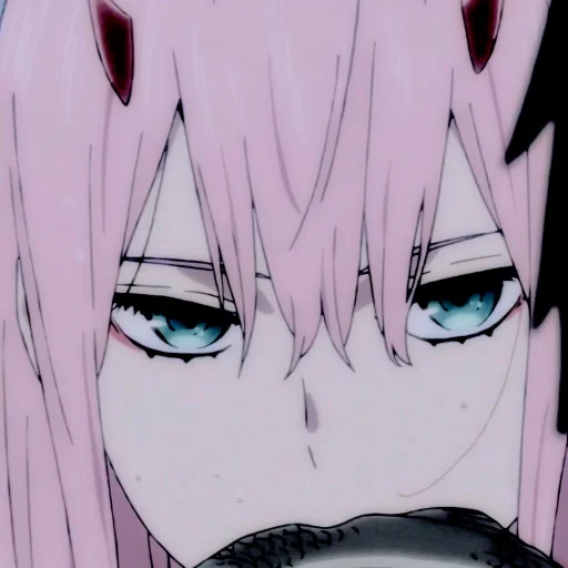 Стикер ˖ ࣪ ˒  zero two ★ ۰ ໋࣭  @jscult - 5