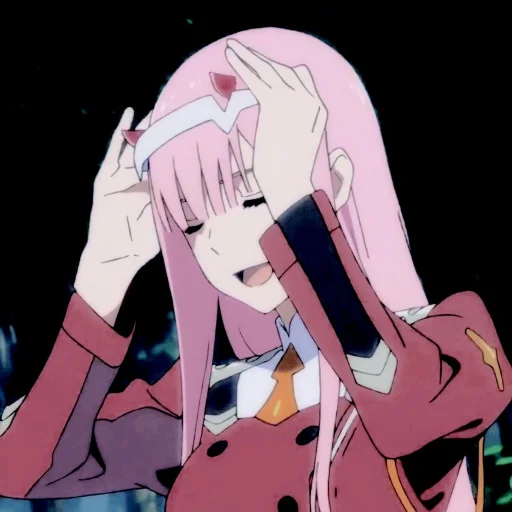 Стикер ˖ ࣪ ˒  zero two ★ ۰ ໋࣭  @jscult - 2