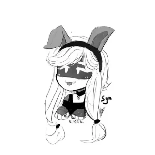 Sticker ДЧС (Долл Чара Син) - 2