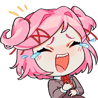 Стикер Doki Doki Literature Club Stickers by Team Salvato - 11