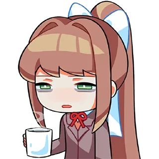 Стикер Doki Doki Literature Club Stickers by Team Salvato - 7