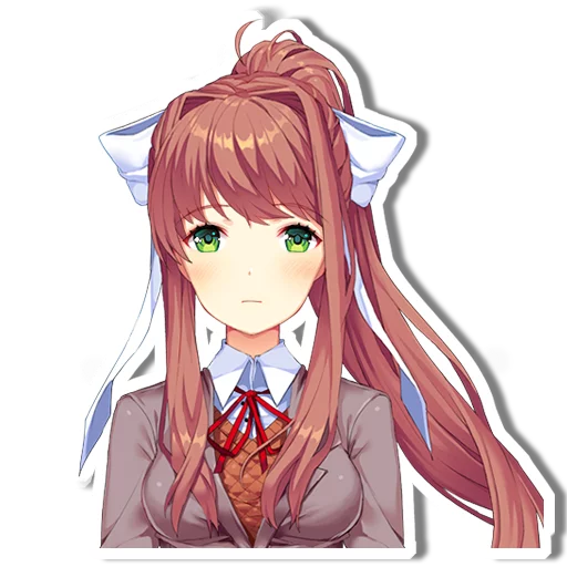 Sticker DDLC Monika - 7
