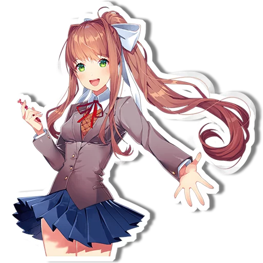 Sticker DDLC Monika - 2