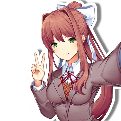 Sticker DDLC Monika - 1