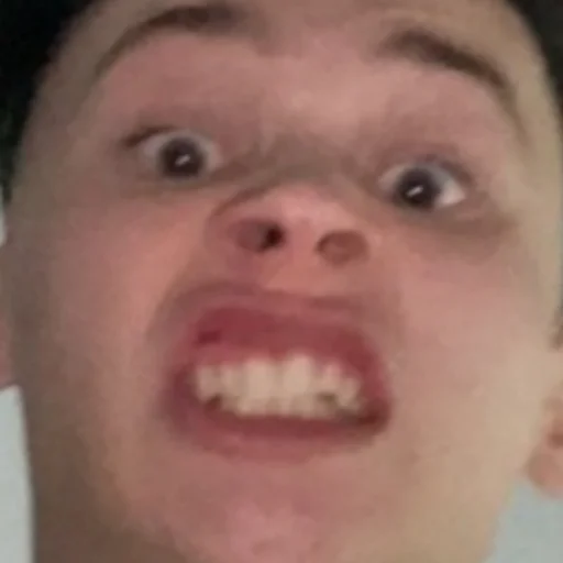 person tooth human face