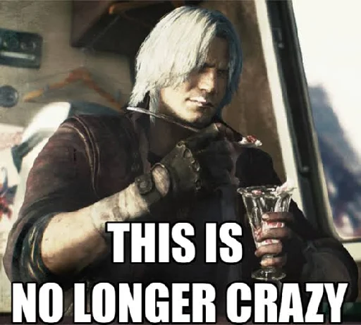Стикер Devil May Cry - Spardaposting - 2