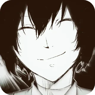 Стикер Dᴀᴢᴀɪ Osᴀᴍʏ :: @AnimeJTD - 8