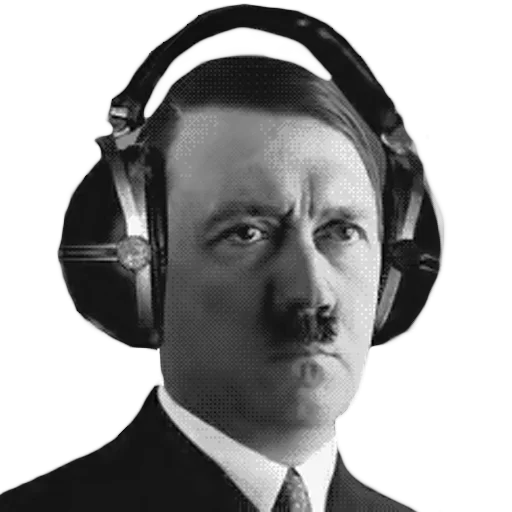 human face headphones man