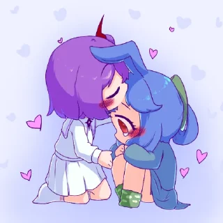 Стикер 蒂斯和荷包蛋的日常1 - 2