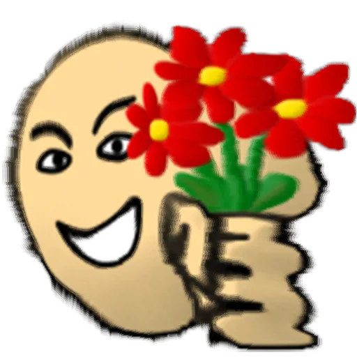 цветок рисование мультфильм