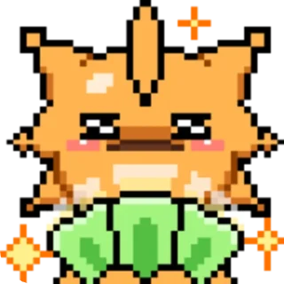 Стикер @TgEmodziBot Dragon village collection stiker - 8