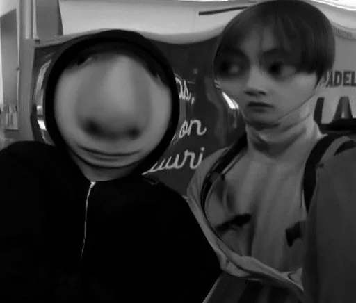 человеческое лицо Человек черно-белый