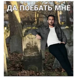 Стикер Да поебать мне - 6