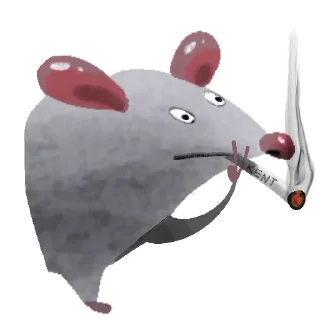 Стикер Да, я крыса - 6