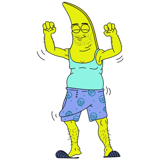 Sticker Батя Банан @illogic_a - 2