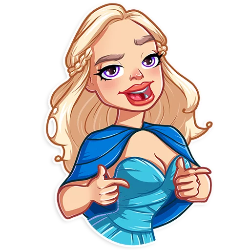 cartoon illustration human face