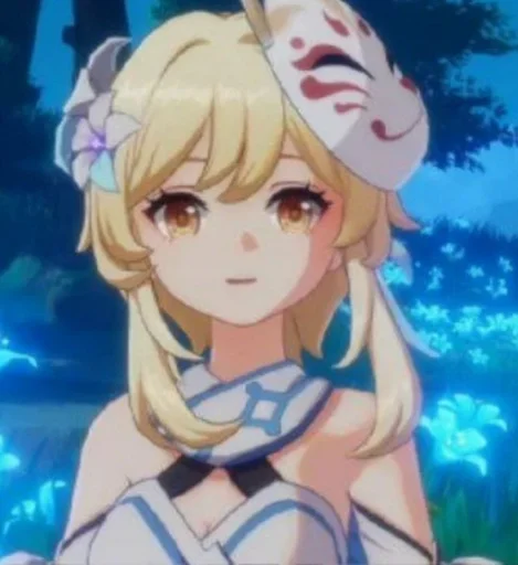 anime cartoon human face