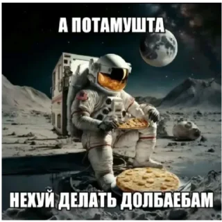 Sticker ПОНАБРАЛИ ЕБЛАНАВ - 1