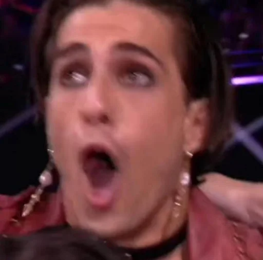 person human face lip