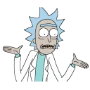 Стикер Rick and Morty @damnstickers - 4