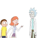 Стикер Rick and Morty @damnstickers - 6