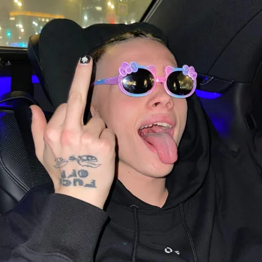 person goggles sunglasses