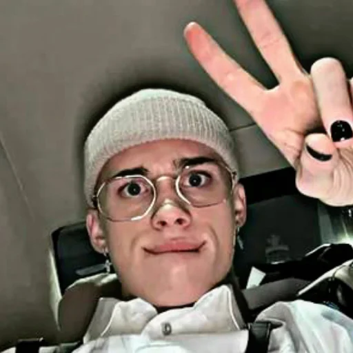 person human face finger