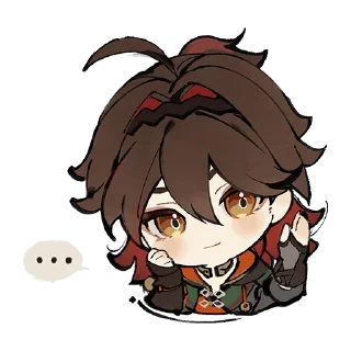 Стикер Танцующие звери и пёстрые воздушные змеи: Genshin Impact - 10