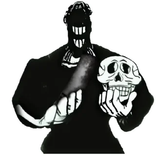 Sticker Тëмный Ливси @durka_team_gamedev - 6