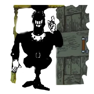 Sticker Тëмный Ливси @durka_team_gamedev - 4