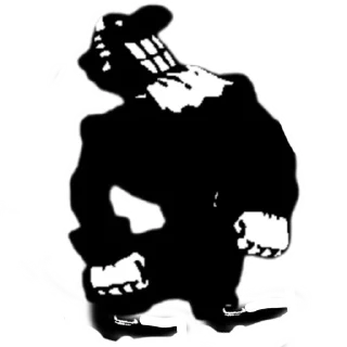 Sticker Тëмный Ливси @durka_team_gamedev - 2