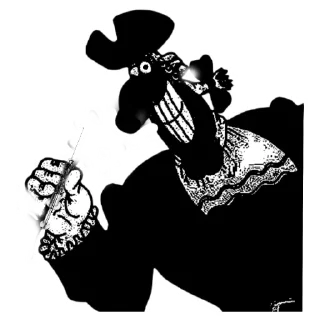 Sticker Тëмный Ливси @durka_team_gamedev - 8