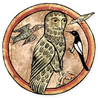 Стикер Dark medieval fun - 2