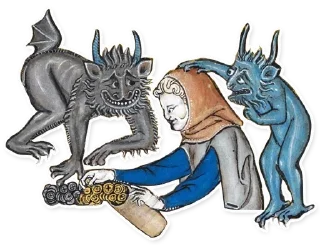 Стикер Dark medieval fun - 1