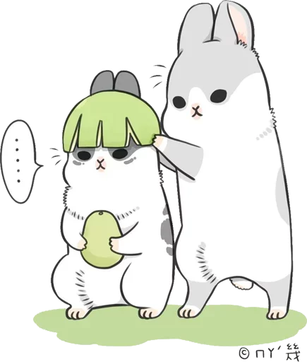 Стикер кролики Даркнета - 3