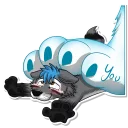 Sticker Dash Raccoon - 9