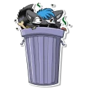 Sticker Dash Raccoon - 10
