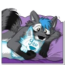 Sticker Dash Raccoon - 4