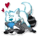 Sticker Dash Raccoon - 7