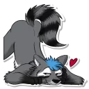 Sticker Dash Raccoon - 1